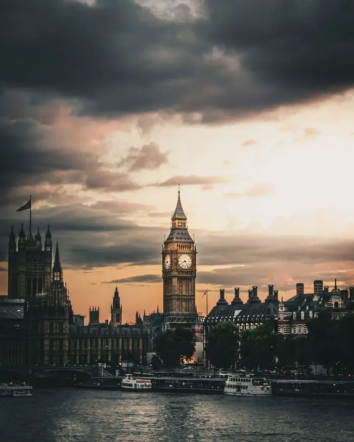 The Big Ben tower in London